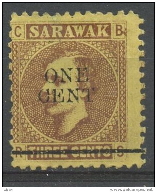 Sarawak 1892 1c Sir Charles Brooke  Issue #25 - Sarawak (...-1963)