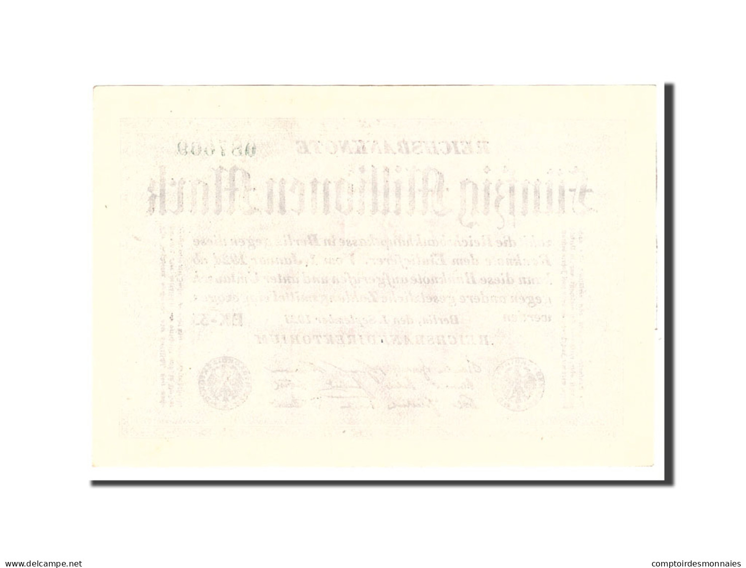 Billet, Allemagne, 50 Millionen Mark, 1923, 1923-09-01, KM:109b, SUP - 50 Mio. Mark