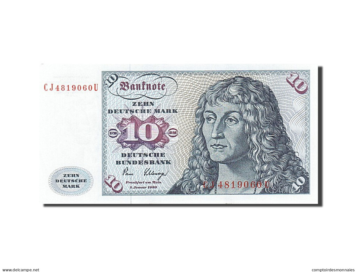 Billet, République Fédérale Allemande, 10 Deutsche Mark, 1970-1980 - 10 DM