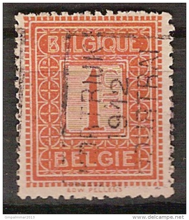 PELLENS Type Cijfer Nr. 108 Voorafgestempeld Nr. 2008 Positie A   KORTRIJK 1912 COURTRAI  ; Staat Zie Scan ! - Roulettes 1910-19