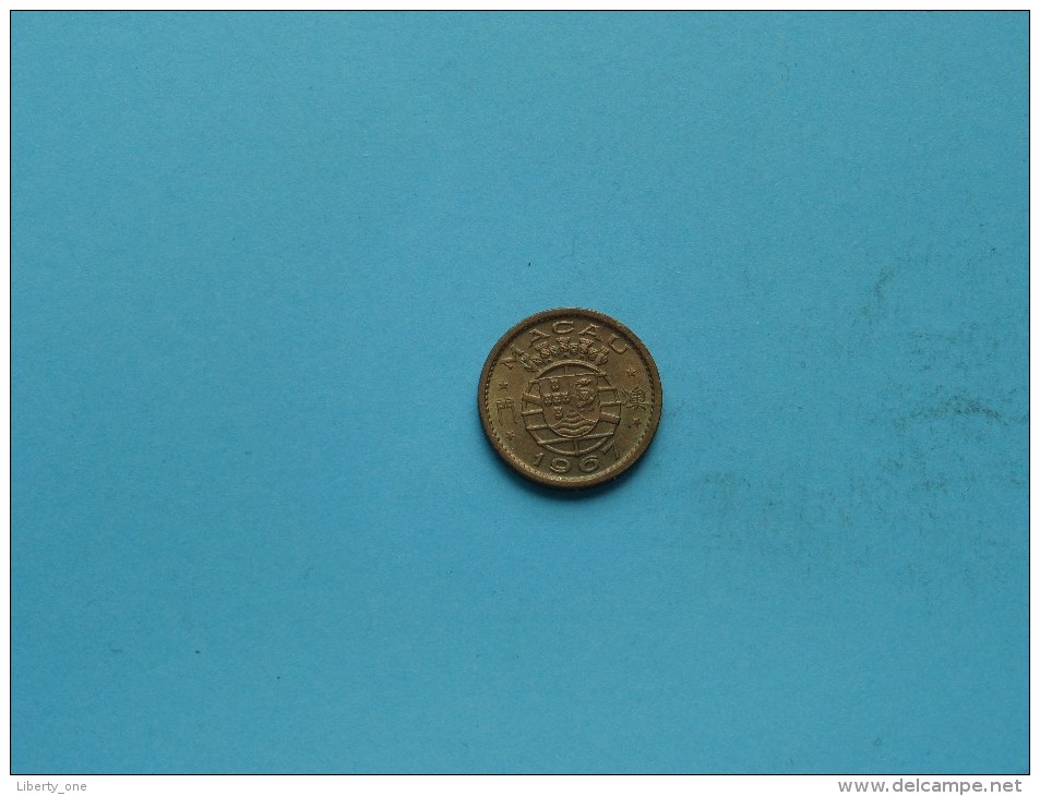 1967 - 5 Avos - KM 1a ( Uncleaned Coin / For Grade, Please See Photo ) !! - Macao