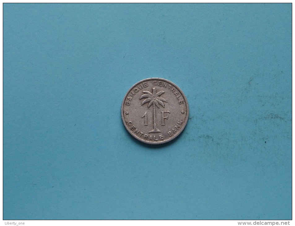 1958 - 1 Franc - KM 4 ( Uncleaned Coin / For Grade, Please See Photo ) !! - 1951-1960: Baudouin I