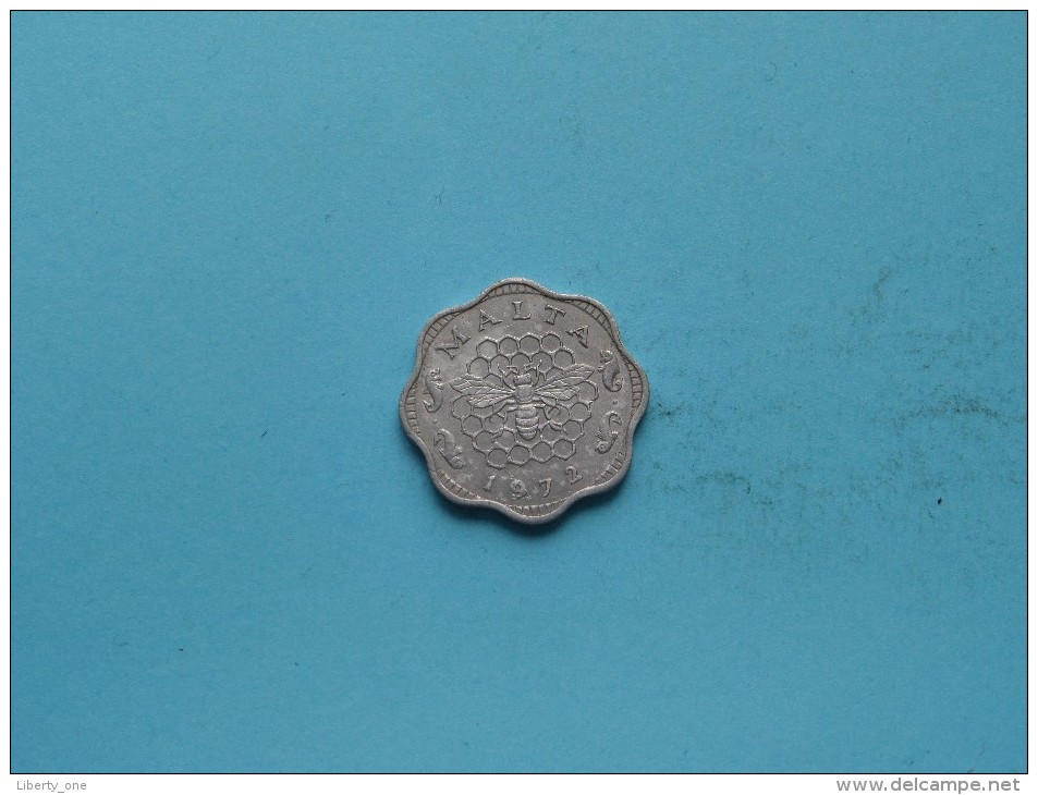 1972 - 3 Mils - KM 6 ( Uncleaned Coin / For Grade, Please See Photo ) !! - Malte