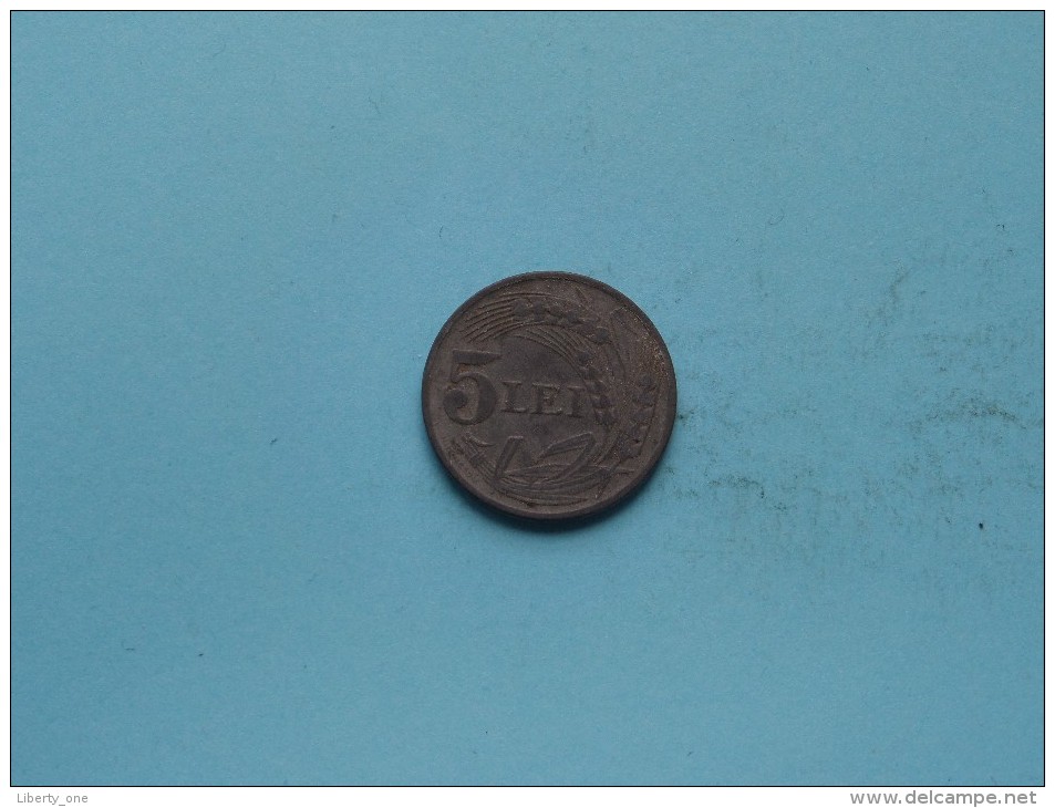 1942 - 5 Lei - KM 61 ( Uncleaned Coin / For Grade, Please See Photo ) !! - Roumanie