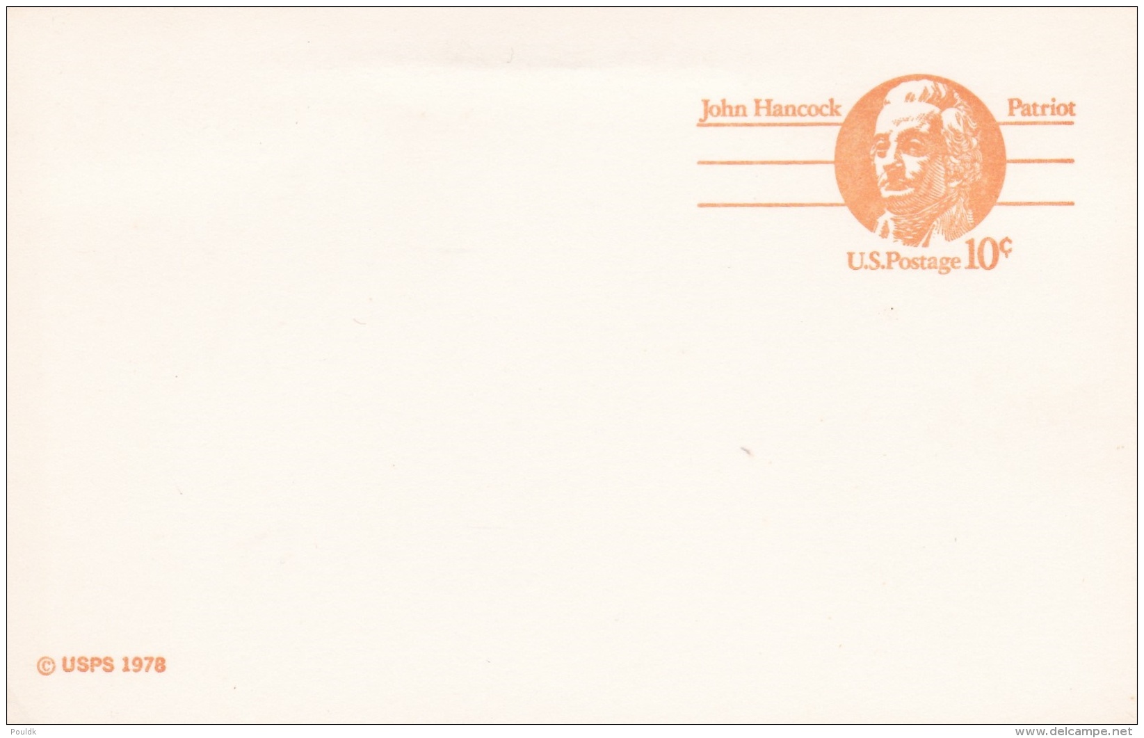 USA Postal Stationary 1978 John Hancock - Mint (G41-88) - Autres & Non Classés