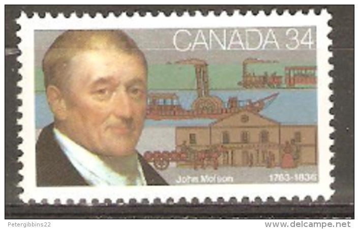 Canada 1986 SG 1222 John Molson Unmounted Mint. - Historia Postale