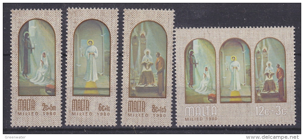 Malta 1980 Christmas 4v ** Mnh (30116) - Malte