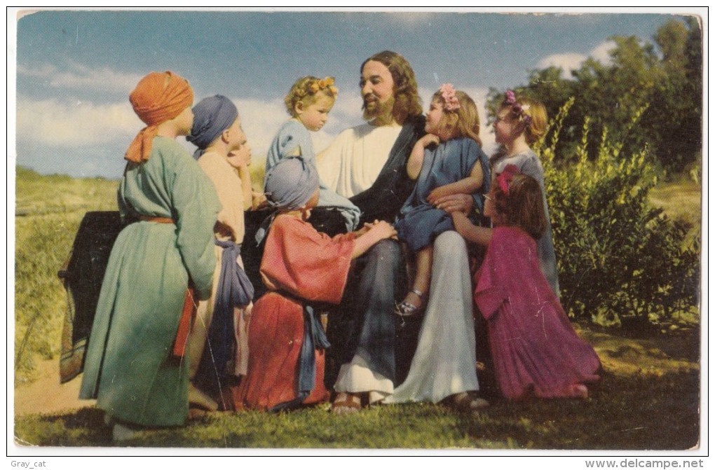 Bethany Scene From The Black Hills Passion Play With Josef Meier As Christ, Unused Postcard [17628] - Jesus