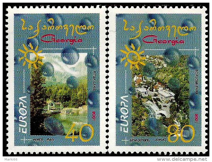 Georgia - 2001 - Europa CEPT - Water - Mint Stamp Set - Géorgie