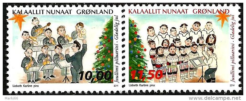 Greenland - 2014 - Christmas - Mint Stamp Set - Unused Stamps