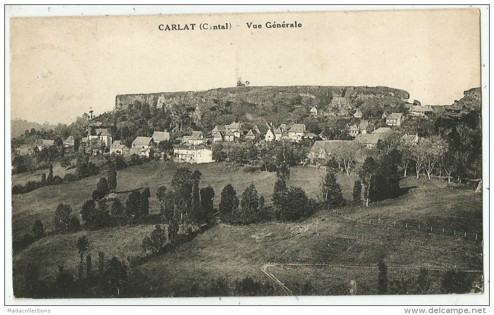 CARLAT  (15.Cantal)  Vue Générale - Carlat