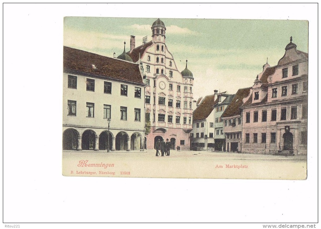 Allemagne - Memmingen - Am Markplatz - Lehrburger 11503 - Animation - 1915 - - Memmingen