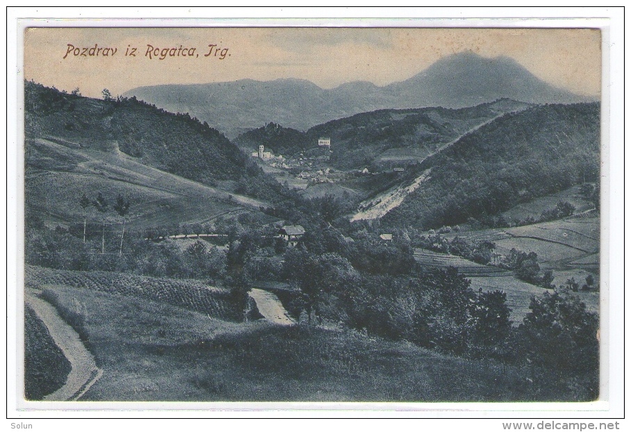 SLOVENIJA STARA RAZGLEDNICA ROGATEC TRG ROHITSCH 1916 SLOVENIA OLDPOSTCARD - Slovenië