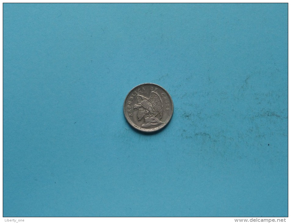 1922 - 5 Centavos - KM 165 ( Uncleaned Coin / For Grade, Please See Photo ) !! - Chili