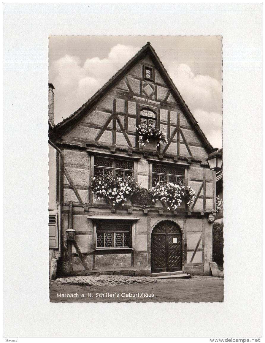 61473    Germania,  Marbach A. N.,  Schiller"s  Geburtshaus,  VGSB - Marbach