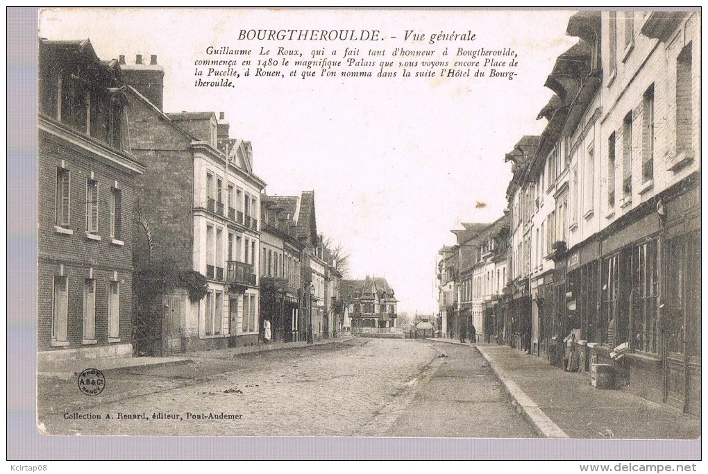 BOURGTHEROULDE . Vue Générale . Rue . - Bourgtheroulde