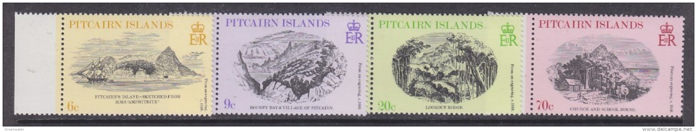 Pitcairn Islands 1979 Engravings 4v (+margin) ** Mnh (30121) - Pitcairn Islands