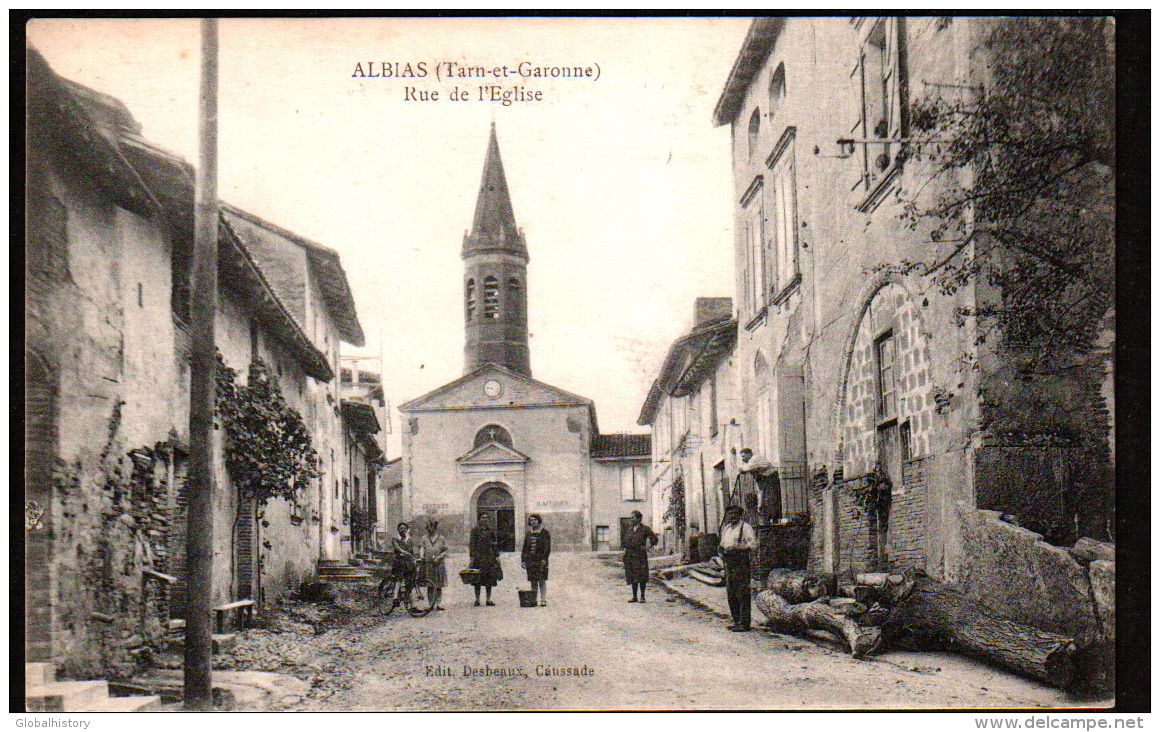 DC1484 - ALBIAS (TARN-ET-GARONNE) - RUE DE L'EGLIISE - Albias