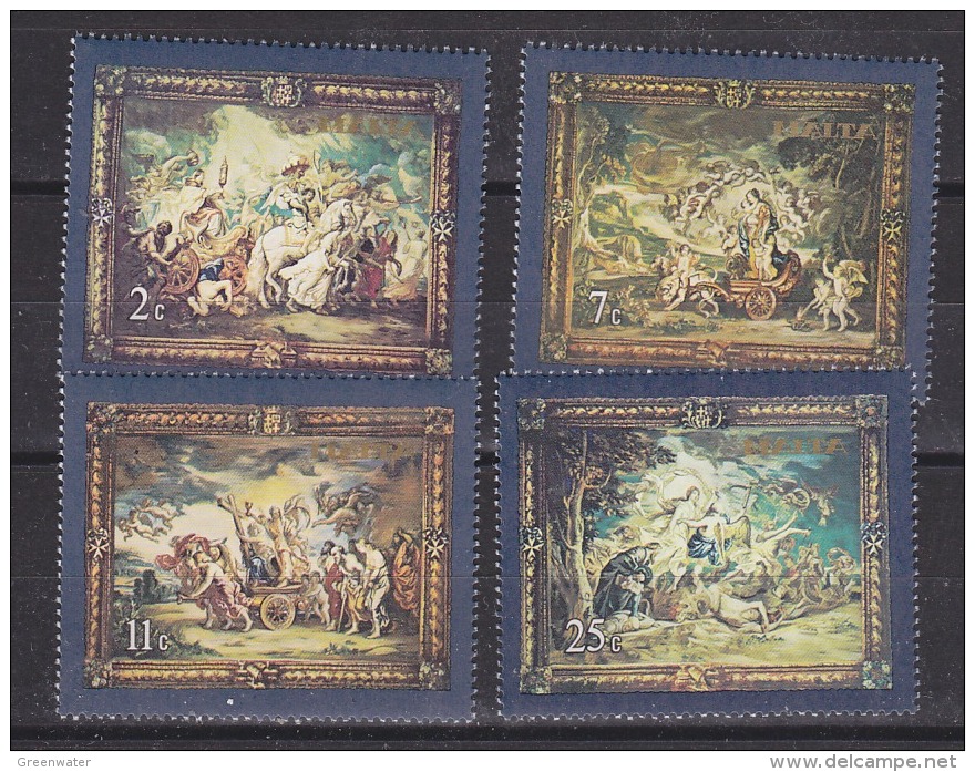 Malta 1978 Flemish Tapestries 3rd Serie 4v ** Mnh (30122) - Malta