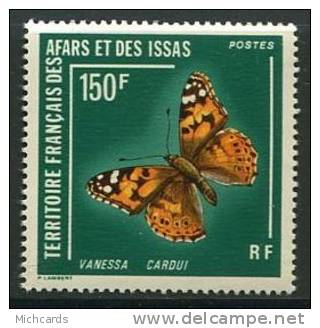 AFARS ET ISSAS 1976 - Papillon Butterfly Schmetterling Mariposa - Neuf Sans Charniere (Yvert 439) - Ungebraucht