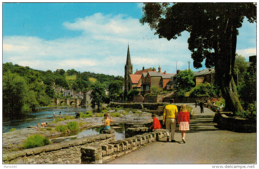 LLANGOLLEN    THE  PROMENADE         (VIAGGIATA) - Denbighshire