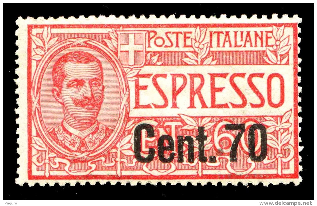 REGNO 1922 Espressi Cent. 70 C. Su 60 MNH ** Integro Espresso - Eilsendung (Eilpost)