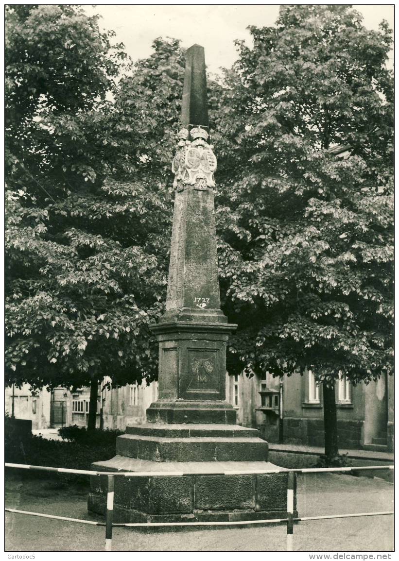 Lot De 5 Cpsm Format 10-15 Vues Multiples De La Ville   S.A  Blick Zur Burg- Postsäule - Leisnig