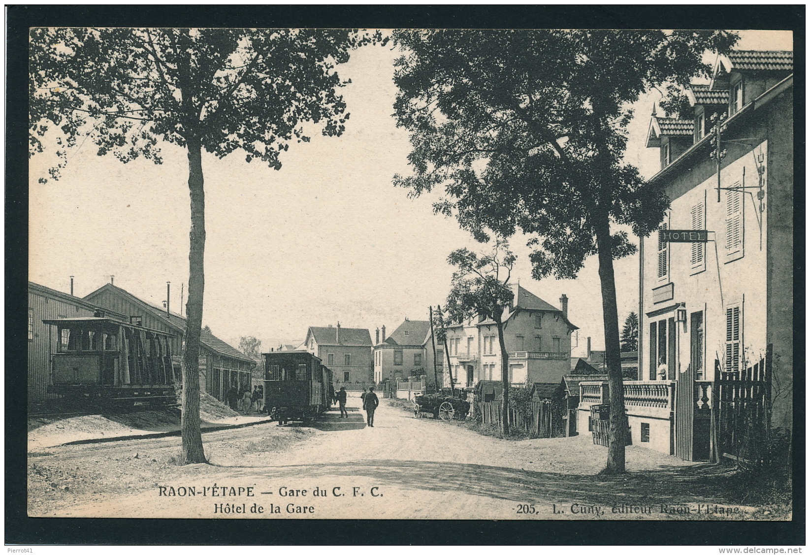 RAON L'ETAPE - Gare Du C.F.C. - Hôtel De La Gare - Raon L'Etape