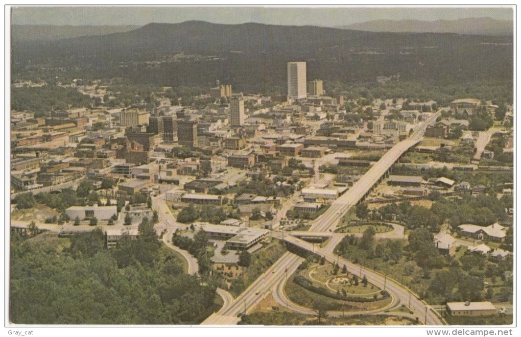 Aerial View Of Business Section, Greenville, South Carolina, Unused Postcard [17653] - Greenville