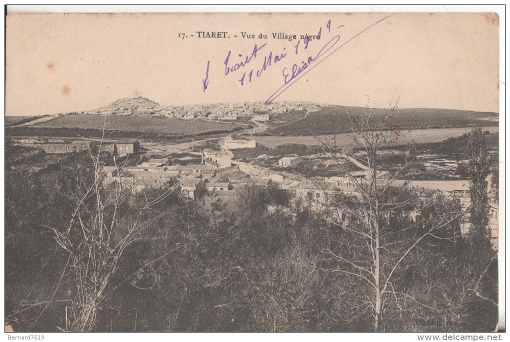 Tiaret  Vue Du Village Negre - Tiaret