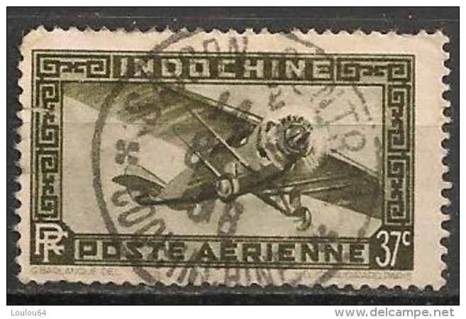 Timbres - France (ex-colonies Et Protectorats) - Indochine - Poste Aérienne - 1935 - 37 C. - N° 8A - - Poste Aérienne