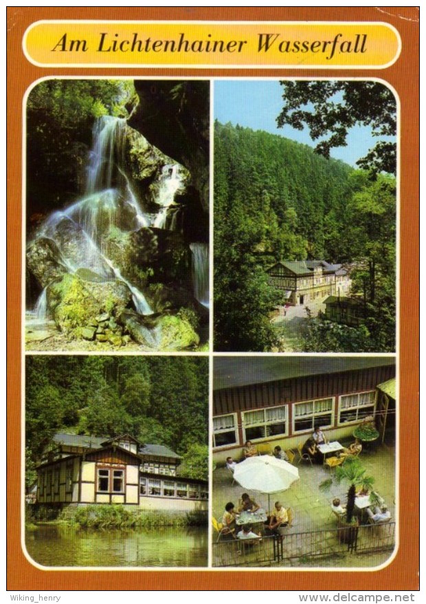 Kirnitzschtal Lichtenhain - Lichtenhainer Wasserfall 4 - Kirnitzschtal