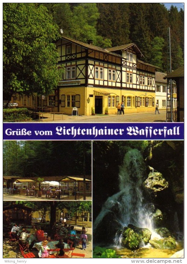 Kirnitzschtal Lichtenhain - Gasthof Lichtenhainer Wasserfall - Kirnitzschtal
