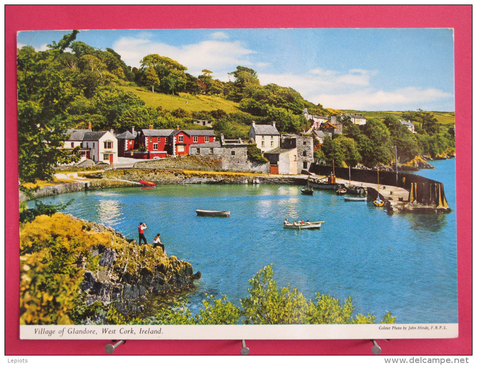 Irlande - Cork - Village Of Glandore - Scans Recto-verso - Cork