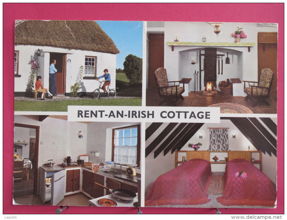 Carte Très Peu Courante - Irlande - Rent An Irish Cottage - Clare Limerick Tipperary - Beaux Timbres - Scans Recto-verso - Limerick