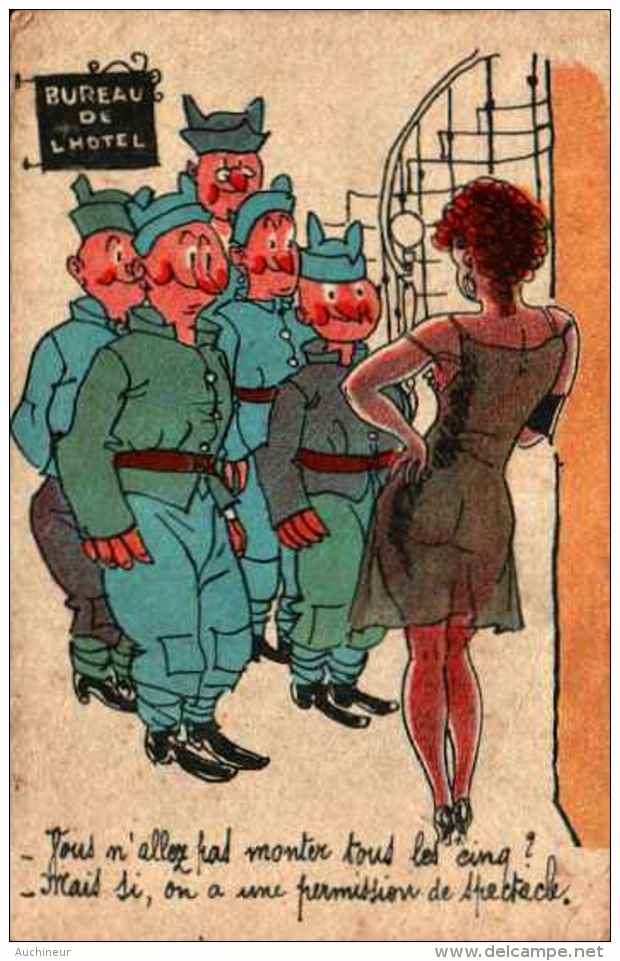 Humour Militaire Illustré 18 - Prostitution - Umoristiche