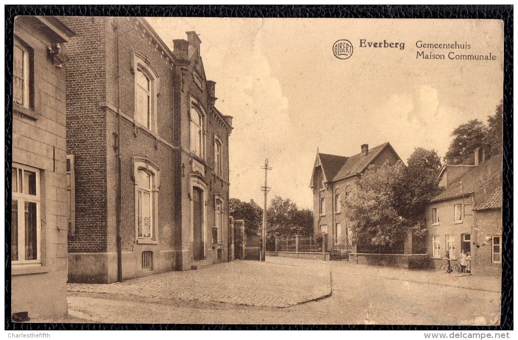 EVERBERG - GEMEENTEHUIS - Niet Courante En Geanimeerde Editie Storms / Albert - Kortenberg