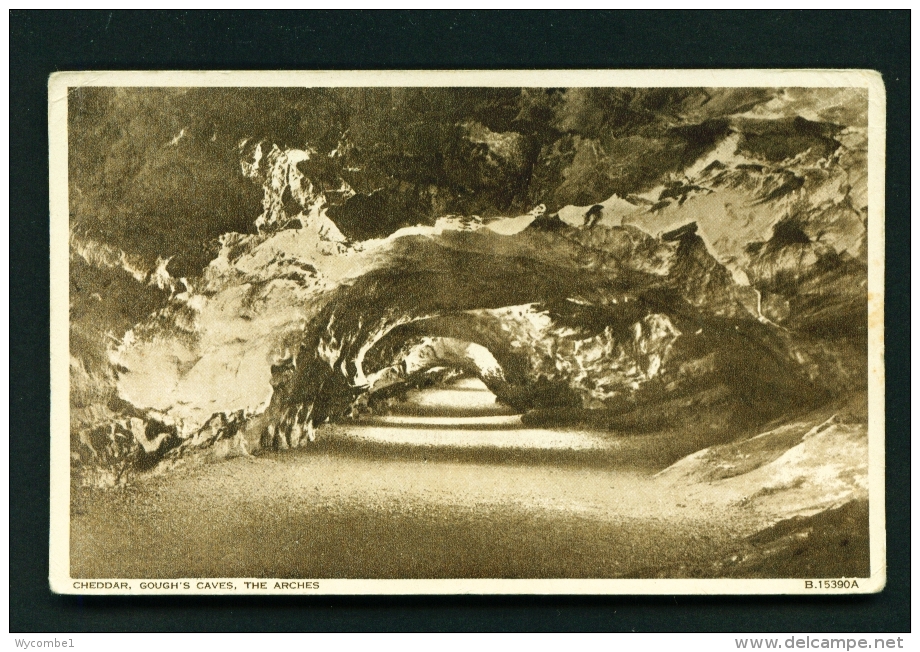 ENGLAND  -  Cheddar  Gough Caves  The Arches  Unused Vintage Postcard - Cheddar