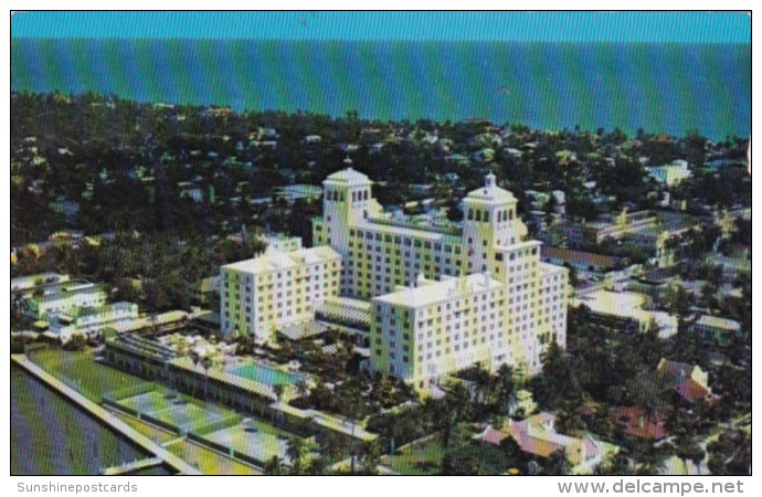 Florida Palm Beach Aerial View Biltmore Hotel 1955 - Palm Beach