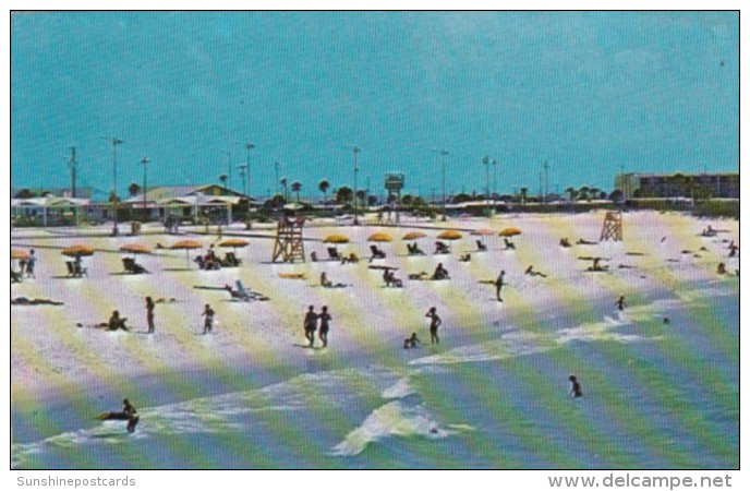 Florida Pensacola Beach Bathers At The Beach 1975 - Pensacola