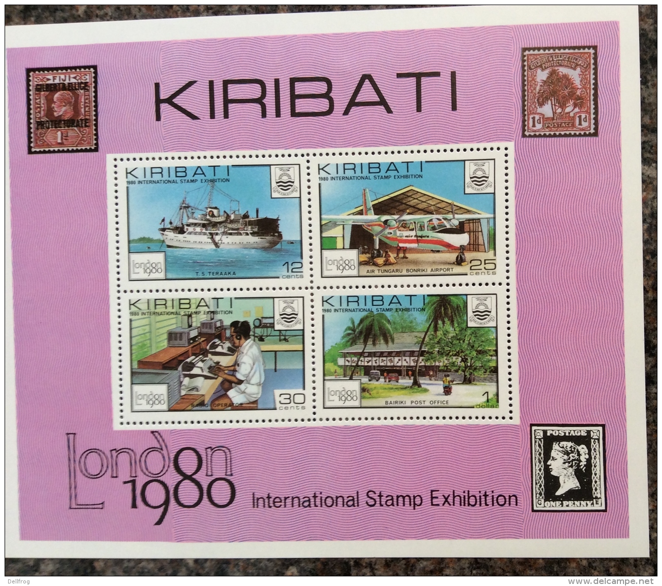 KIRIBATI 1979 YEAR OF CHILD, 1980 SATELITTE TRACKING, LONDON 80 INC SHEET , MOTHS , DEVELOPMENT SETS ALL MNH - Kiribati (1979-...)