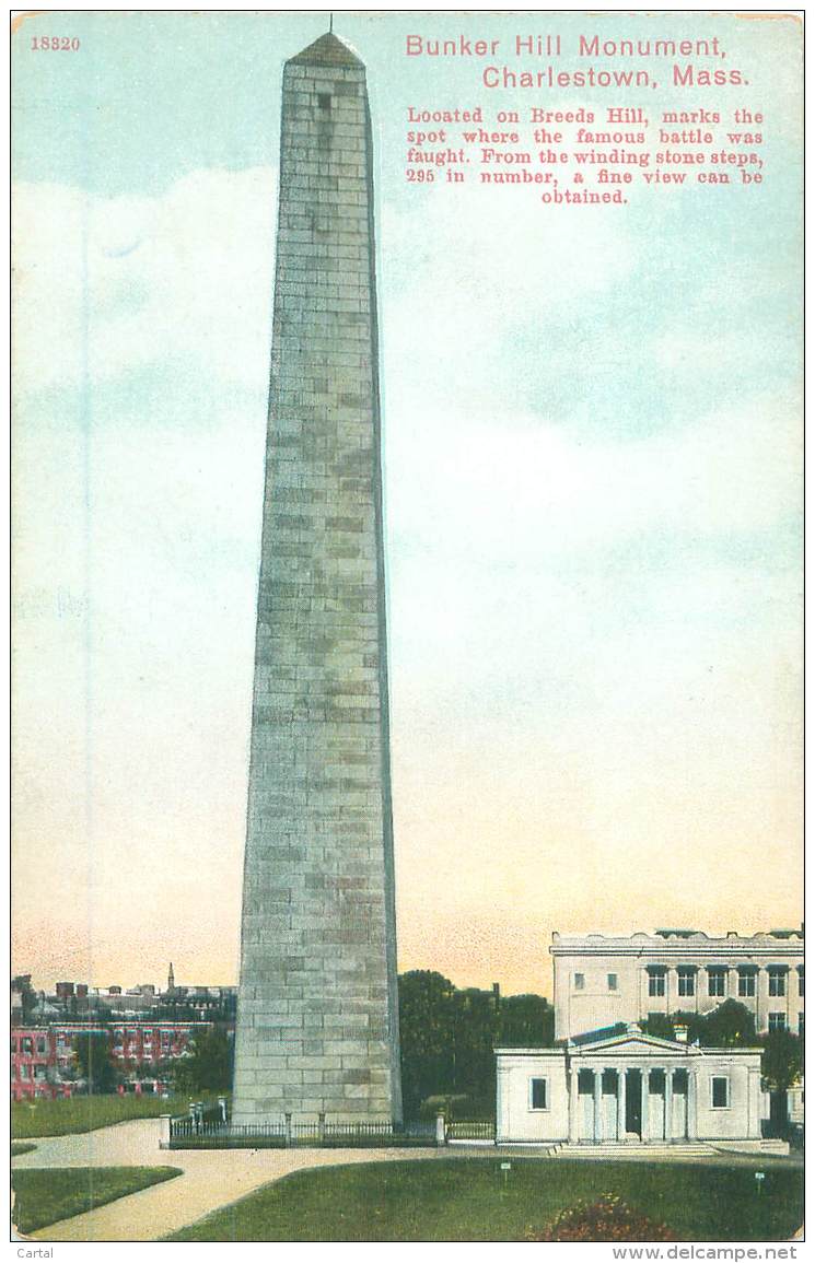 BOSTON - Bunker Hill Monument, Charlestown - Boston