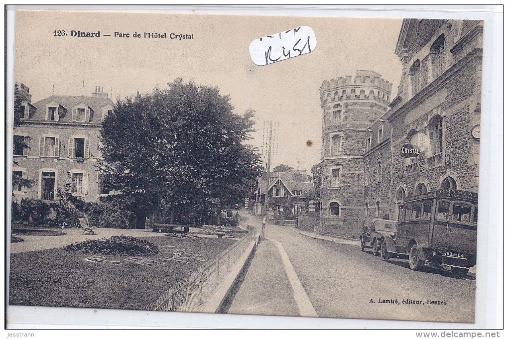 DINARD- PARC ET TAXI  DE L HOTEL CHRYSTAL - Dinard