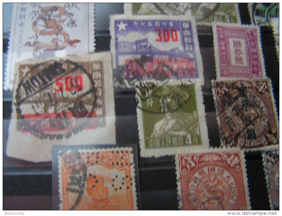 == China Very Nice Lot  One Perfin - Used Stamps