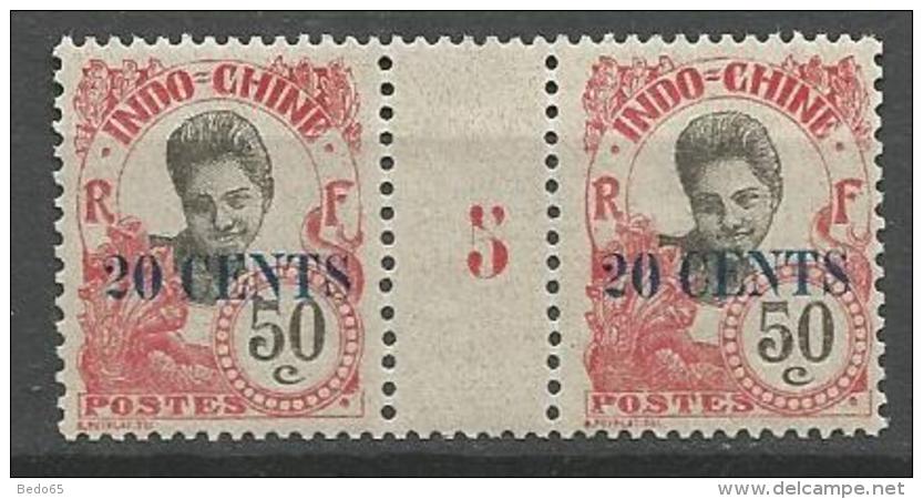 INDOCHINE N° 84 MILLESIME 5 NEUF** SANS CHARNIERE / MNH GOMME COLOGNAL - Ongebruikt