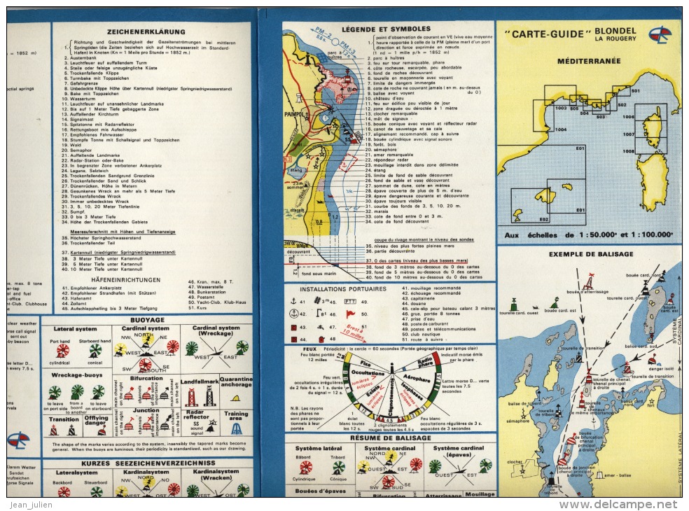 35 - CANCALE - St CAST - St MALO - CARTE MARITIME De NAVIGATION COTIERE - CARTE GUIDE - BLONDEL - N° 535 - Cartes Marines