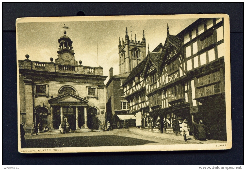 ENGLAND  -  Ludlow  Butter Cross  Unused Vintage Postcard - Shropshire