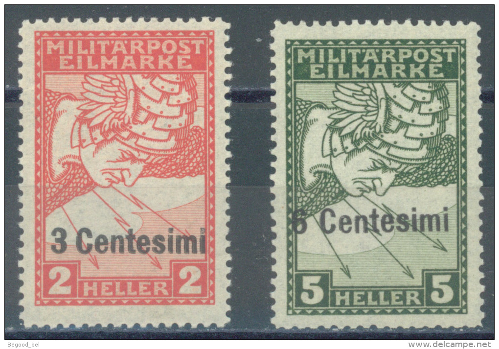 ITALY  - MNH/**  - 1918  - ESPRESSI DI BOSNIA - Yv 21-22 - Mi 24-25  Sa S.3 1-2 -  Lot 14124 - Austrian Occupation