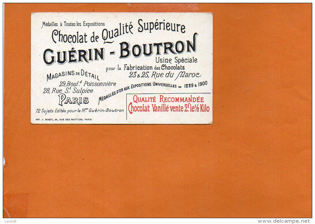 Chromo - CHOCOLAT Guérin Boutron - Guérin-Boutron