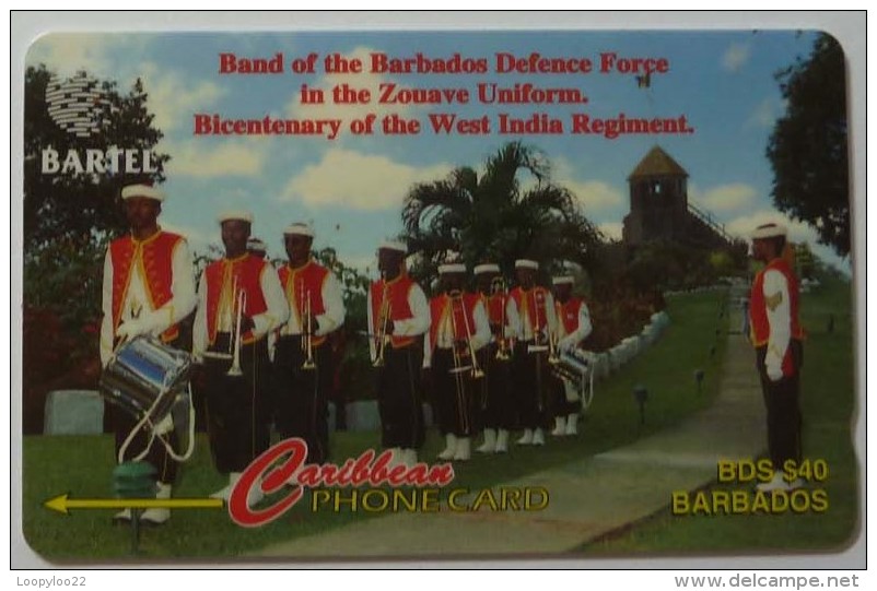 BARBADOS - GPT - Defense Force Band - 88CBDA - BAR-88A - Used - Barbados (Barbuda)